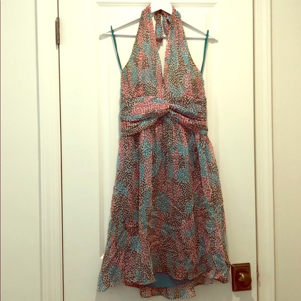 Diane von Furstenberg DVF silk halter dress 4